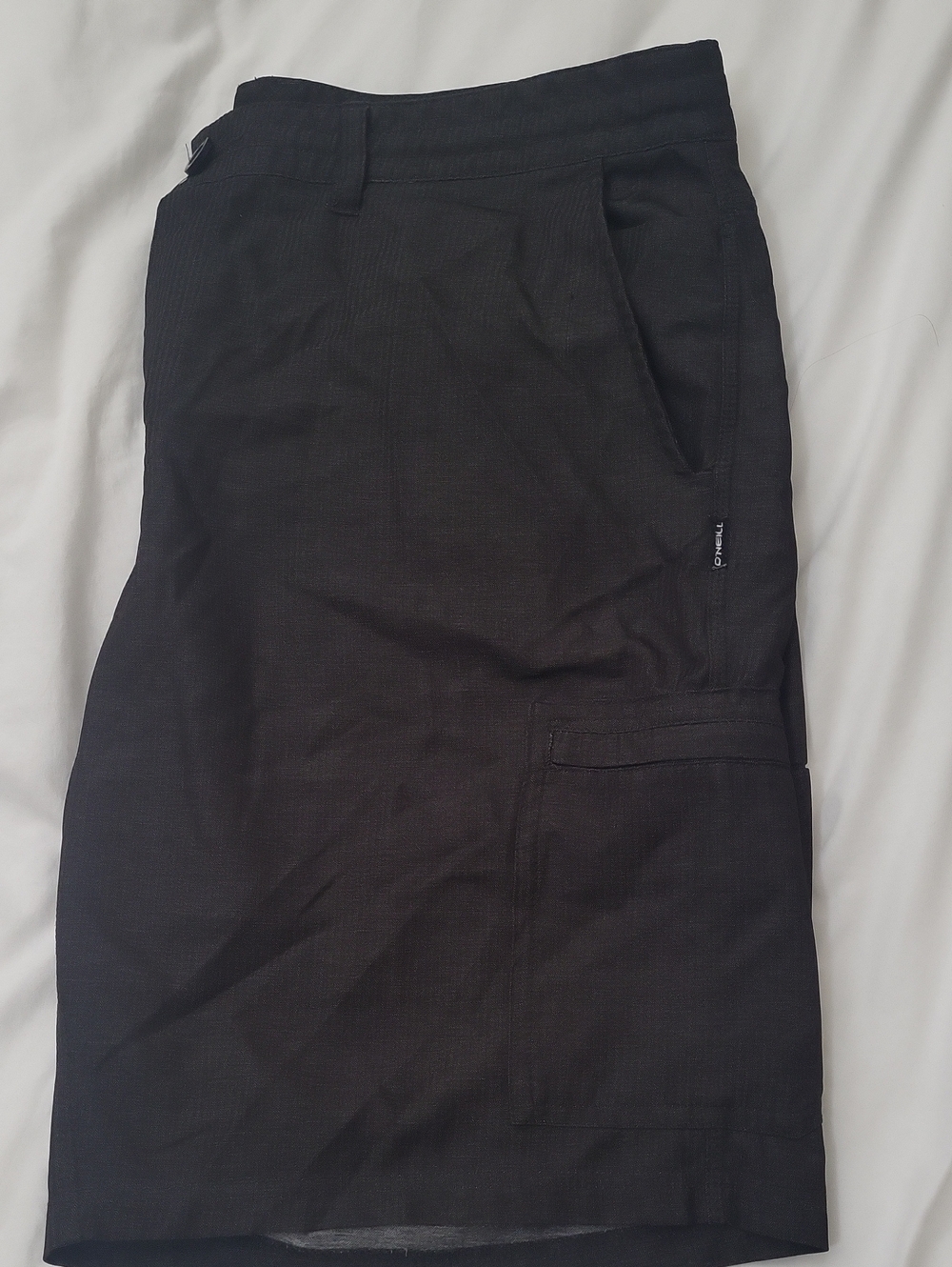 O'Neill Black Men's Cargo Shorts with Pocket